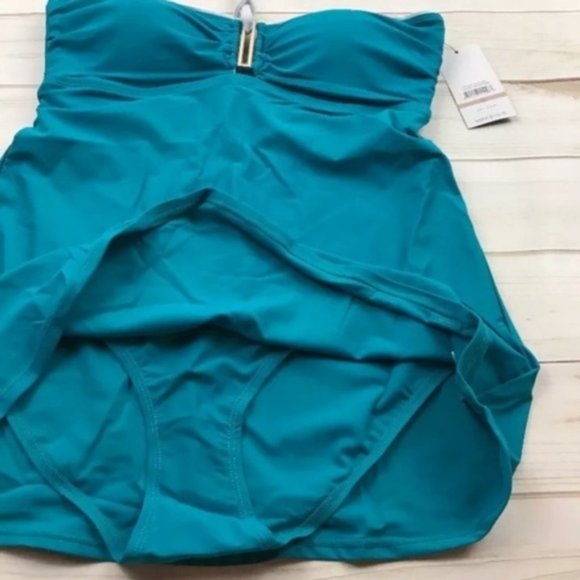 Jones New York Swimsuit One Piece Slimming Dress - Picture 3 of 6